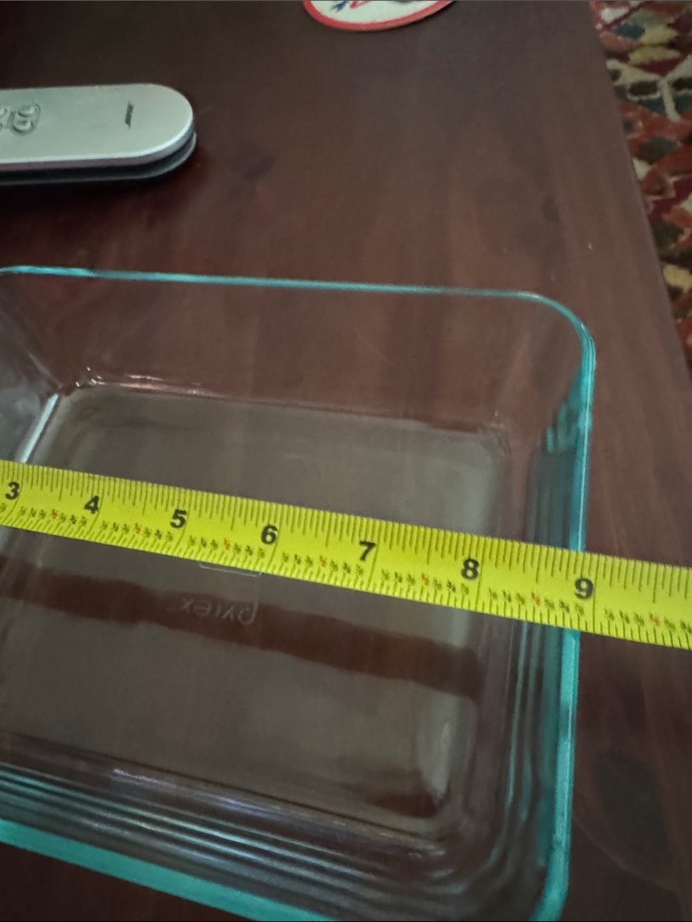 Pyrex Rectangular Glass Storage Container with Plastic Lid - Picture 3 of 4